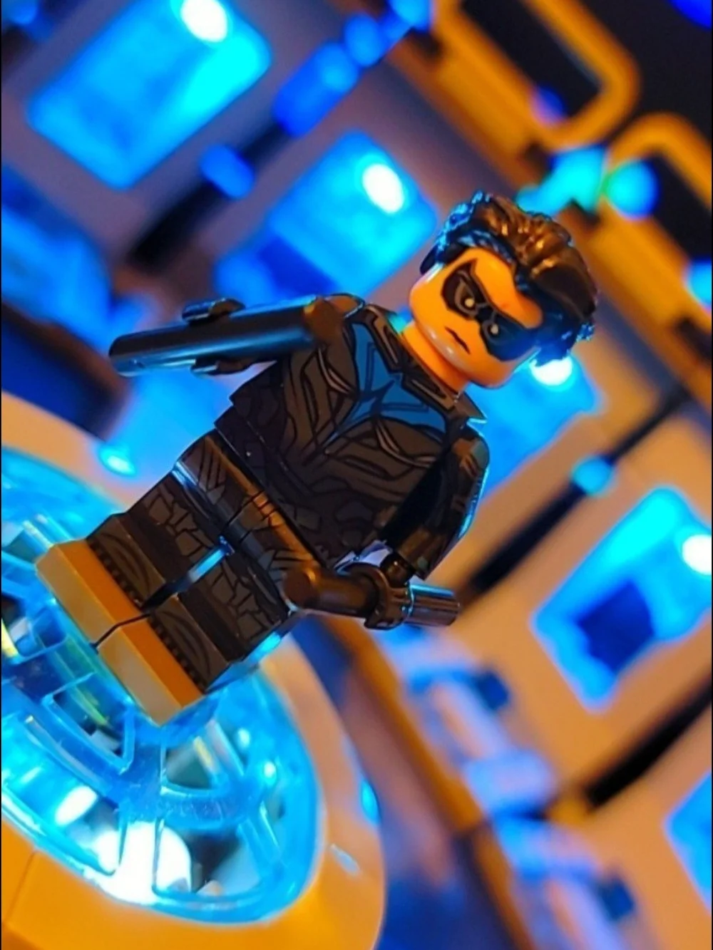 Batman Nightwing Minifigure Lego Compatible